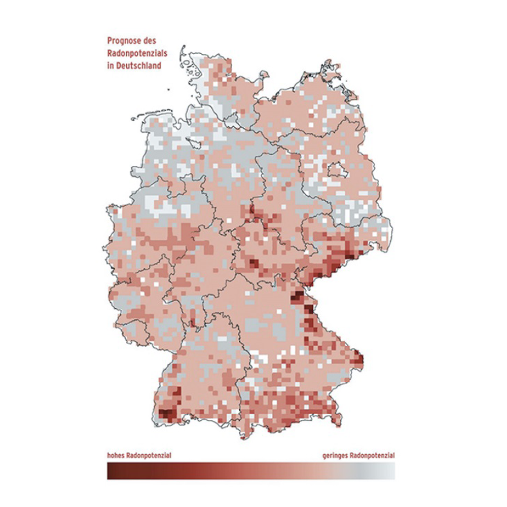 Radonkarte Deutschland - eigenes Radonpotenzial ermitteln